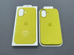 GENUINE OFFICIAL APPLE SILICONE CASE WITH MAGSAFE FOR IPHONE 16 STAR FRUIT - Zdjęcie 1 z 13