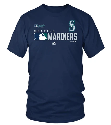 SEATTLE MARINERS NAVY  TEAM DISTINCTION UNISEX T-SHIRT GIFT FOR FAN ALL SIZE Cover