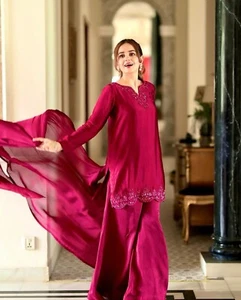 Traje Farshi Shalwar de diseñador paquistaní último - Imagen 1 de 8