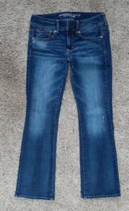 Pantalones de mezclilla elásticos para mujer AMERICAN EAGLE -talla 6 - 28 x 29 - corte de bota - Imagen 1 de 6