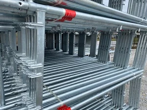 Gerüsthandel 7,5x4m Baugerüst Dachfanggerüst Stahlgerüst 33,75m² - Bild 1 von 7