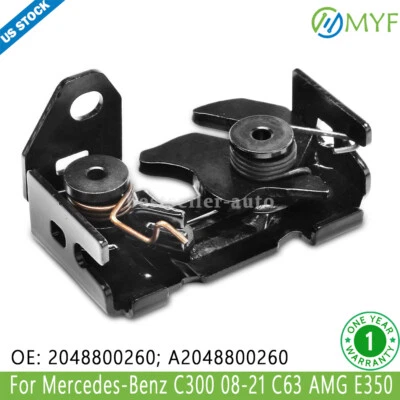 Kit de cierre de capó de 1 pieza para Mercedes Benz C300 2008-2021 lado del conductor o del pasajero Foto 1 de 4