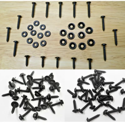 ¡NUEVO KIT DE 67 PIEZAS DE TORNILLOS INT/EXT NEGROS! SE ADAPTA A GRAHAM-PAIGE GRIFFITH HANSA & ETC Foto 1 de 4