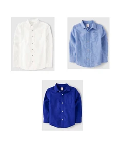 Gymboree Boys' Linen Blend Long Sleeve Button Up NWT Linen Collection - Picture 1 of 10