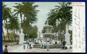 Verazcruz Mexico La Alameda Postcard - Picture 1 of 2