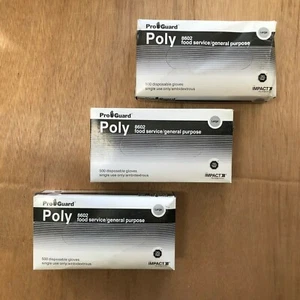 Pro Guard Poly 8602 500/Bx Desechable Servicio de Alimentos Propósito General Grande - Imagen 1 de 4
