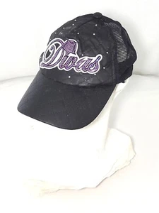 Terranova Cappello Baseball Donna Taglia Unica Con Visiera Nero Cappellino Sport - Picture 1 of 9