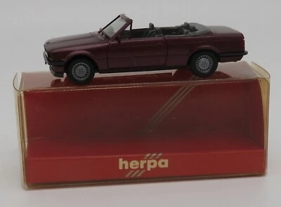 Micro Herpa Ho 1/87 BMW Cabrio Rosa Scuro Metallo IN Box - Immagine 1 di 4