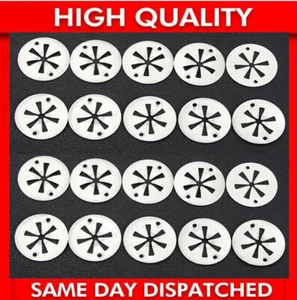 20x For VW Undertray Exhaust Heat Shield Metal Spring Washer Fixing Clip Nut UK - Picture 1 of 19