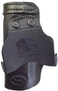 Leather Gun Holster PADDLE S&W EQUALIZER BLACK OWB RH REVERSE A606 - Picture 1 of 2