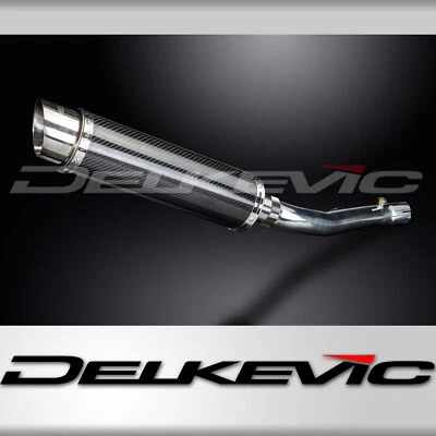 本田 CBR600 F4I 2001 - 2006 一脚蹬 14 英寸圆形碳排气消声器套件 — 第 1/4 张图片