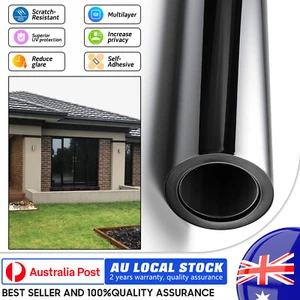 3X13ft Blackout UV Heat Window Film Light Blocking Room Darkening Total Privacy - Picture 1 of 13