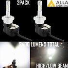 Alla Lighting Led D3r Headlight High Low Beam Bulb Super White Hid Replacement