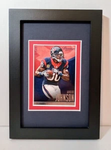Targa Figurina Calcio Andre Johnson Houston Texans Incorniciata 2014 Panini Prestige 52 - Foto 1 di 4