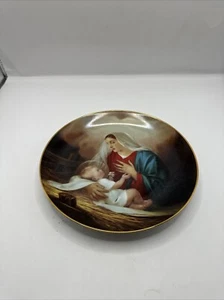 Placa de coleccionista "Santa Madre e Niño" #973A The Bradford Exchange 1993 - Imagen 1 de 2
