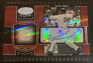 David ORTIZ🔥2004 Leaf Certified Cuts RED Parallel AUTO #39 37/50 NM Red Sox HOF - Picture 1 of 2