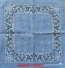 2xJEANS Paisley 35% cotton Bandana/durag/head wear/head wrap. (55cm x 55cm)