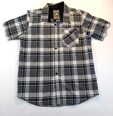 Botão Mulisha de metal para baixo - Masculino - Tamanho M - Imagem 1 de 4