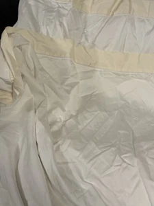 Ralph Lauren White With Cream Border Duvet Cover Queen - Picture 1 of 6