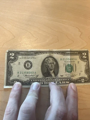 1976 $2 dollar bill B Series Good  Condition - Image 1 of 4