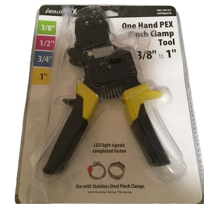 Apollo PEX One Hand PEX Pinch Clamp Tool 3/8” To 1” 1002-509-021 - Image 1 of 4