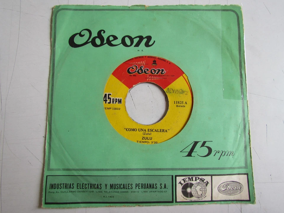 ZULU(TRAFFIC SOUND) «HACES MAL POBRE CHICHO» 7″ LATIN SOUL FUNK BEAT PERU HEAR ♫ - Image 1 of 3