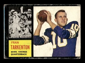 1962 Topps #90 Fran Tarkenton - GOOD - Picture 1 of 2