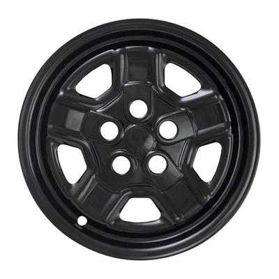 Recubrimiento de rueda IMP78BLK, 16 pulgadas para Jeep Compass 14-16 07-17 Patriot negro brillante Foto 1 de 3