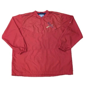 Majestic St. Louis Cardinals Authentic Lightweight Jacket 3XL Tall 3XT MLB Red - Bild 1 von 14