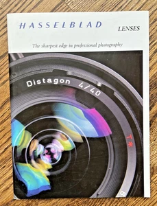 Hasselblad Zeiss Lenses Catalog 46pp Covers CF CB FE Arcbody Converters + More! - Picture 1 of 5