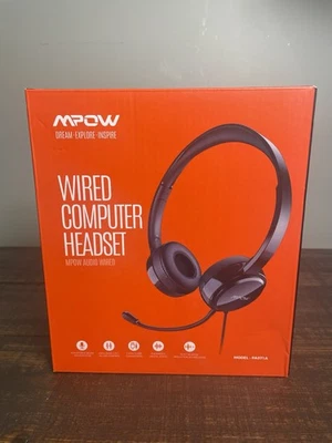 Auriculares con cable MPOW USB/3,5 MM Jack Modelo PA071A con micrófono incorporado reducción de ruido Foto 1 de 3