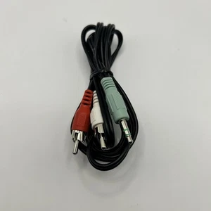 Cable de audio estéreo AUX a 2 RCA de 5 pies 3,5 mm - adaptador macho a macho - Imagen 1 de 2