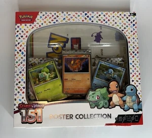 Pokemon 151 Poster Collection TCG Scarlet & Violet Brand New Sealed - Picture 1 of 8