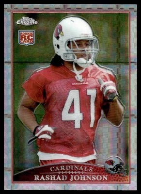2009 Topps Chrome #TC201 Rashad Johnson Xfractors - Image 1 of 2