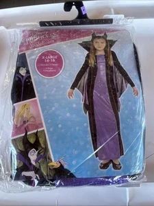 Disney MALEFICENT Kostüm mit Stirnband Jugend XL Halloween - Bild 1 von 5