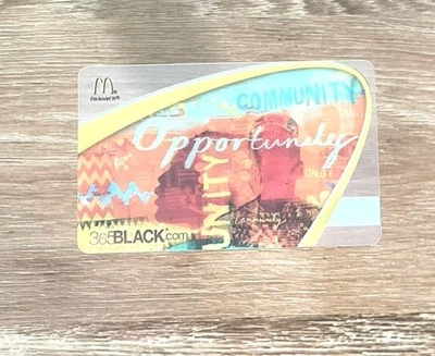 2008 McDonalds Collectible Gift Card. OPPORTUNITY. Mint. Worldwide shipping - Image 1 of 3