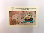 LAOS 1992-Genova 92 Miniarkusz-700k-niestemplowane **