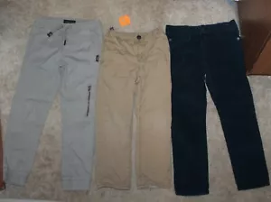 LOT OF 3 * Boys' Size 6 PANTS (khakis & corduroy; Silver Jeans; OshKosh; GAP) - Picture 1 of 1