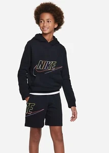 Nike Sportswear Big Boys Shorts Black "DX5101-010" UK Size XL - Picture 1 of 9