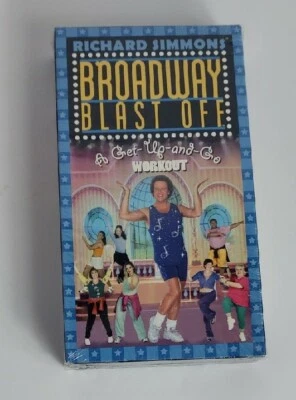 Richard Simmons Broadway Blast Off - A Get-Up-And-Go Workout VHS (2000) Sealed  - Image 1 of 2