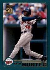 2001 Topps Torii Hunter #63 Minnesota Twins