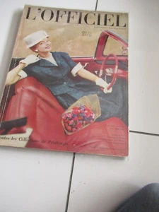 April 1959 L'Officiel French couture fashion magazine OVERSIZED NEAR MINT 200+pg - Picture 1 of 2