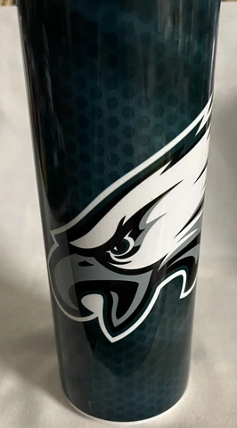 Philadelphia Eagles ITumbler Cup Stainless Steel 20oz w/Lid & Straw Cover