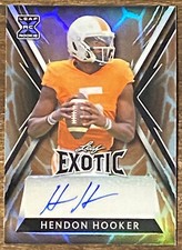 ‼️2023 Leaf Metal Exotic Hendon Hooker #1/5 RC Auto UT Vols Prizm Detroit Lions