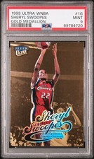 1999 Ultra WNBA #1G Sheryl Swoopes Gold Medallion PSA 9 Pop 1 Highest Graded