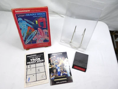 Tron Deadly Discs (Intellivision, 1982) with manual & catalog Protective case - Image 1 of 4