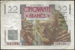 Francia - Banconota Di 50 Franchi Le Verrier 03-11-1949 TTB ! F.20.13 - Bild 1 von 2