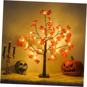 2FT Lighted Maple Tree, Artificial Tabletop Lamp with Timer, Warm 1 Pack 2FT - Picture 1 of 7