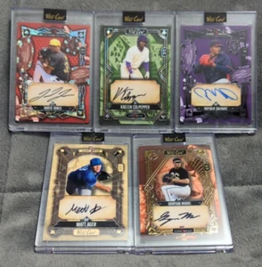 Wild Card Jared Jones Pirates Auto 1/2 +Wild Card Lot Ager 1/1 Culpepper 3/3 SEE - Picture 1 of 8