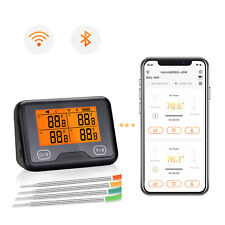 Inkbird Recharge WiFi Bluetooth BBQ Food Thermometer Outdoor Cooking Meat CF UK